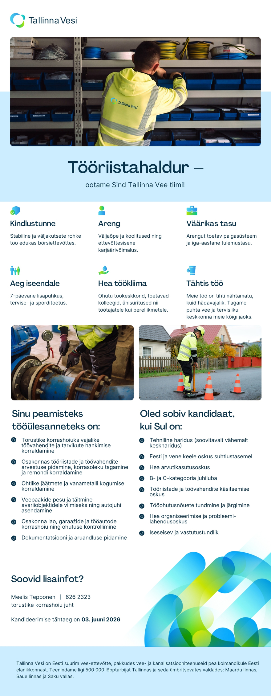 Tööpakkumise Tööriistahaldur kirjeldus