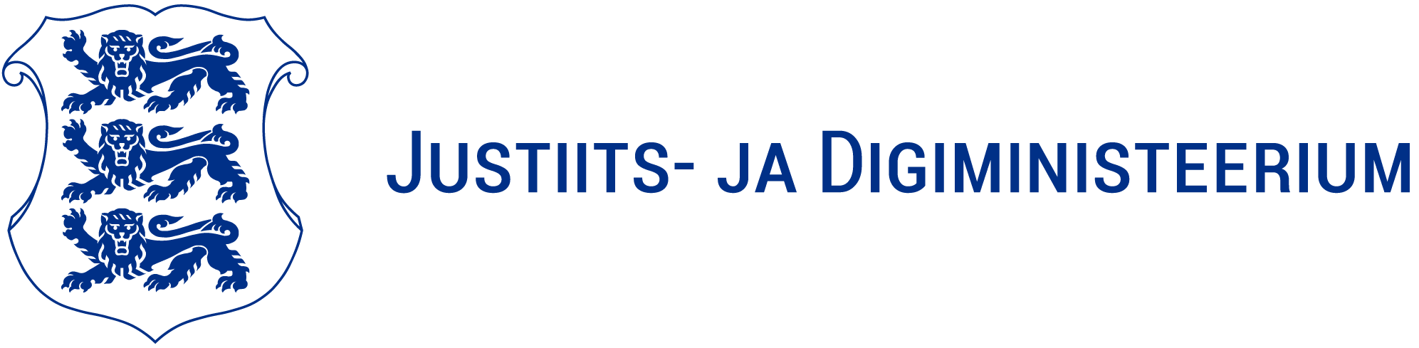 Justiits- ja Digiministeerium logo